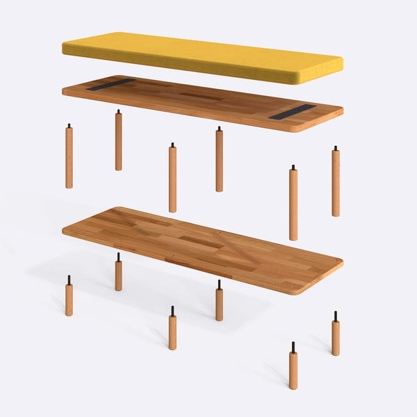 Waljan Bench – 47" x 15" (120 x 38 cm)