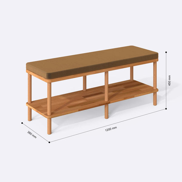 Waljan Bench – 47" x 15" (120 x 38 cm)
