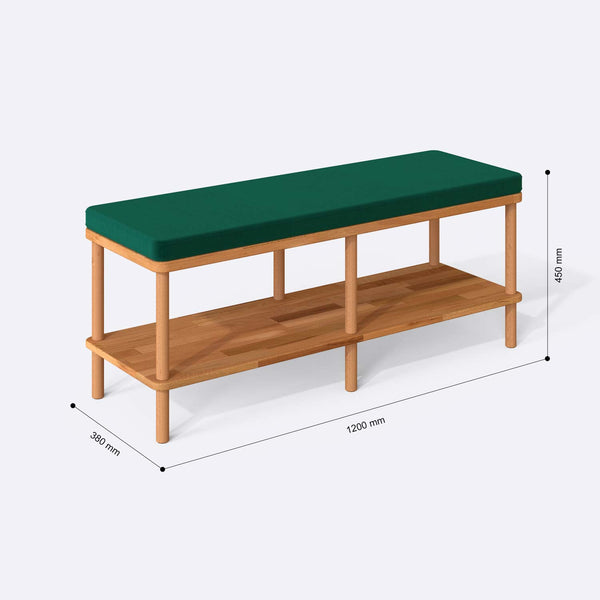Waljan Bench – 47" x 15" (120 x 38 cm)