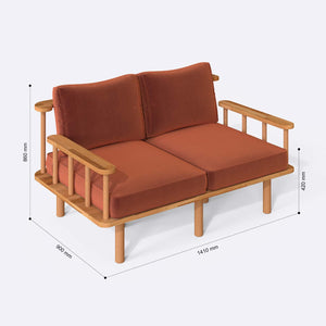 Lore Two Seat Sofa