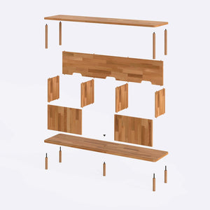 Shava TV Stand – 63" x 15" (160 x 38 cm)