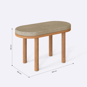 Shiv Bench – 31" x 15" (80 x 38 cm)