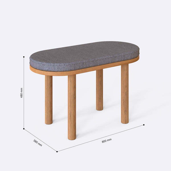 Shiv Bench – 31" x 15" (80 x 38 cm)