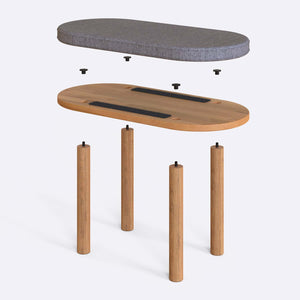 Shiv Bench – 31" x 15" (80 x 38 cm)