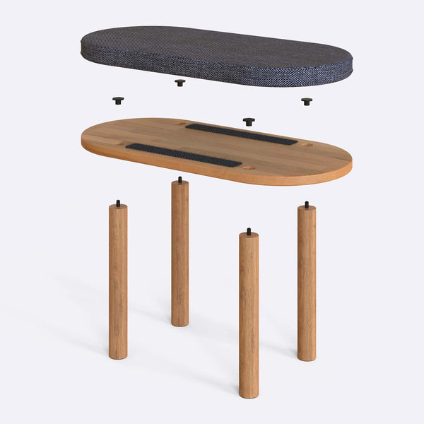 Shiv Bench – 31" x 15" (80 x 38 cm)