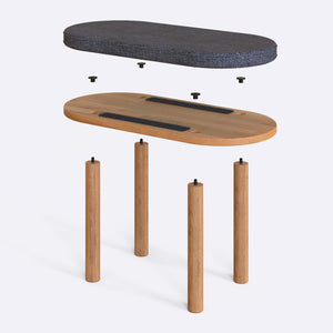 Shiv Bench – 31" x 15" (80 x 38 cm)