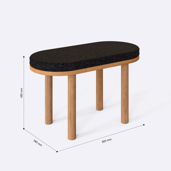 Shiv Bench – 31" x 15" (80 x 38 cm)