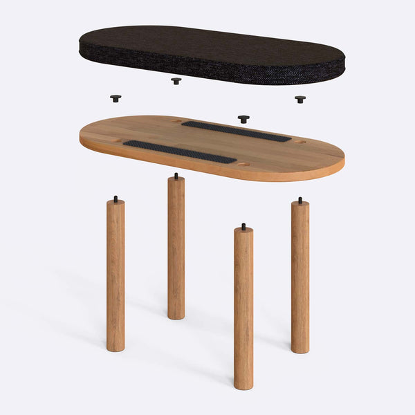 Shiv Bench – 31" x 15" (80 x 38 cm)