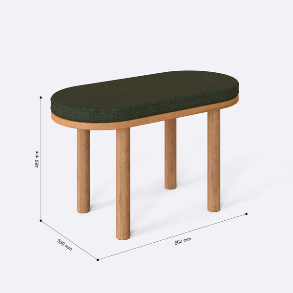 Shiv Bench – 31" x 15" (80 x 38 cm)