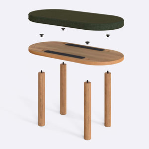 Shiv Bench – 31" x 15" (80 x 38 cm)