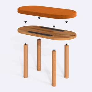 Shiv Bench – 31" x 15" (80 x 38 cm)