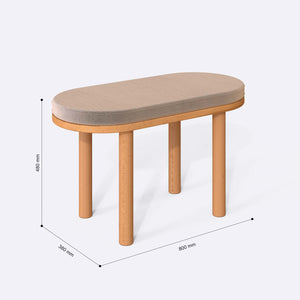 Shiv Bench – 31" x 15" (80 x 38 cm)