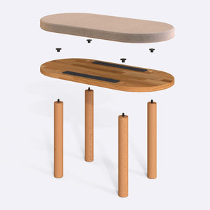 Shiv Bench – 31" x 15" (80 x 38 cm)