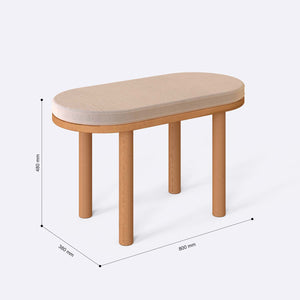Shiv Bench – 31" x 15" (80 x 38 cm)