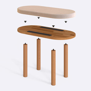 Shiv Bench – 31" x 15" (80 x 38 cm)