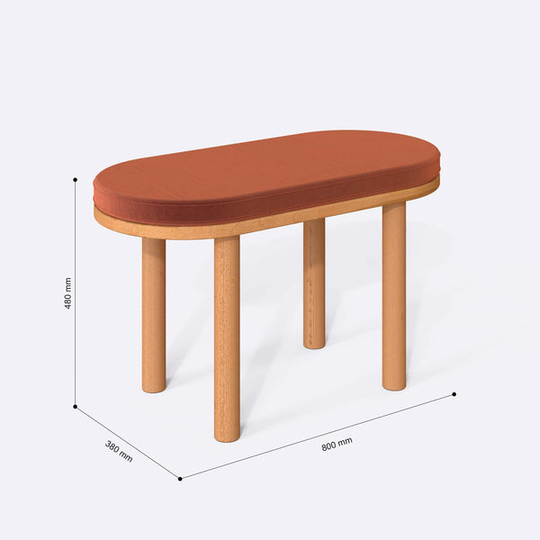 Shiv Bench – 31" x 15" (80 x 38 cm)