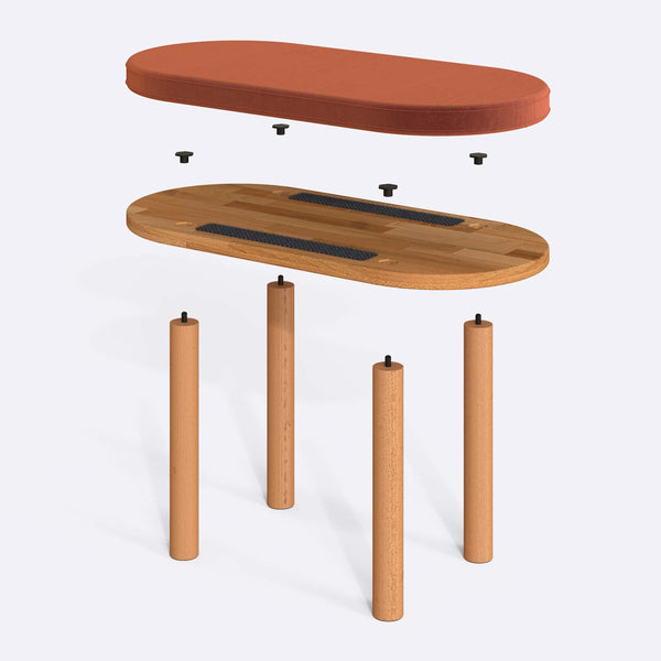 Shiv Bench – 31" x 15" (80 x 38 cm)