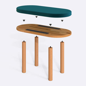 Shiv Bench – 31" x 15" (80 x 38 cm)