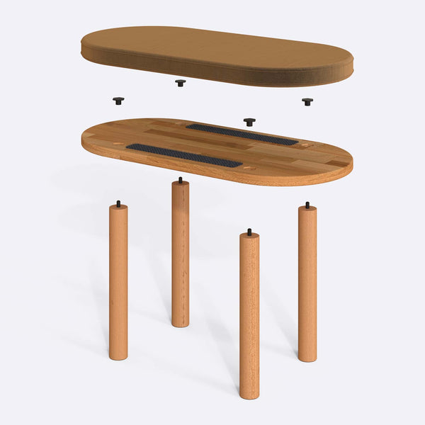 Shiv Bench – 31" x 15" (80 x 38 cm)