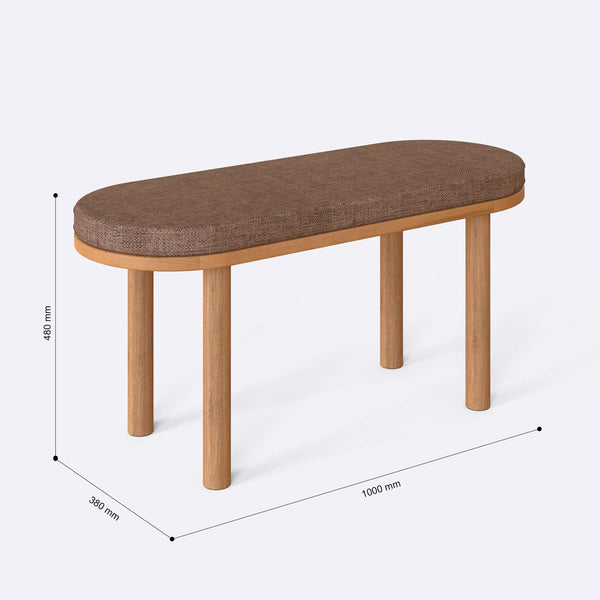 Shiv Bench – 39" x 15" (100 x 38 cm)