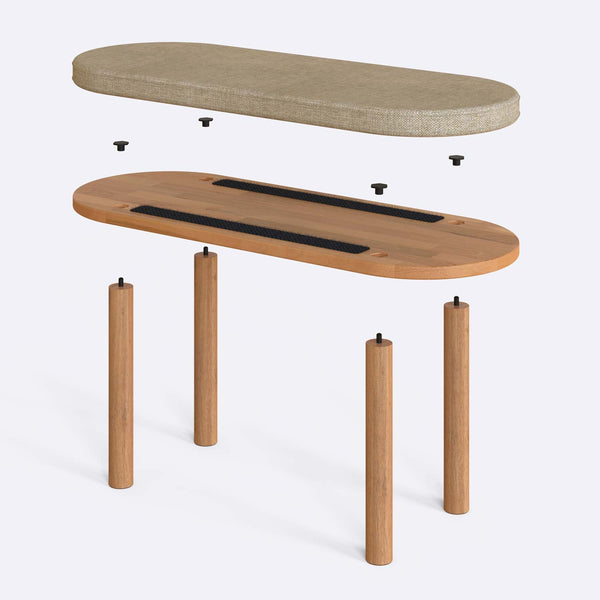 Shiv Bench – 39" x 15" (100 x 38 cm)