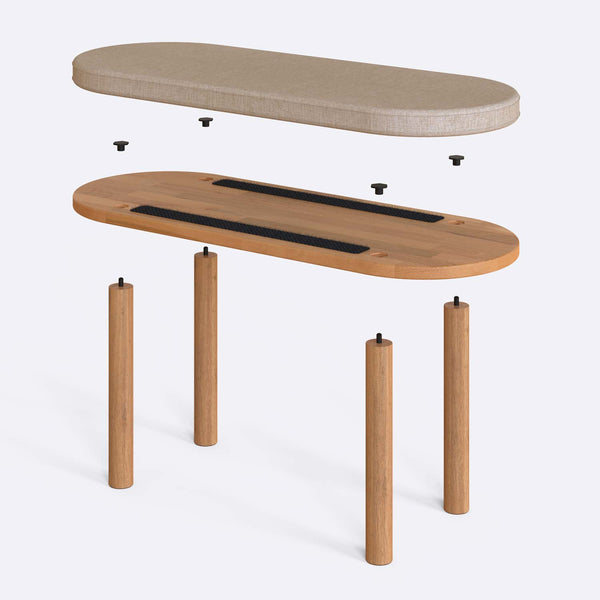 Shiv Bench – 39" x 15" (100 x 38 cm)