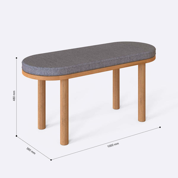 Shiv Bench – 39" x 15" (100 x 38 cm)