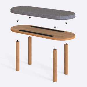 Shiv Bench – 39" x 15" (100 x 38 cm)