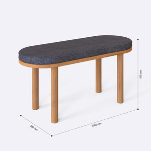 Shiv Bench – 39" x 15" (100 x 38 cm)