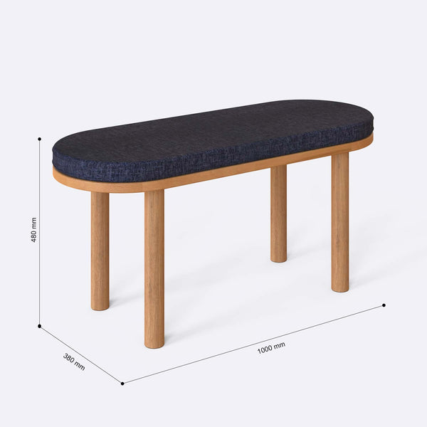 Shiv Bench – 39" x 15" (100 x 38 cm)