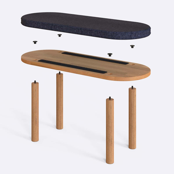 Shiv Bench – 39" x 15" (100 x 38 cm)
