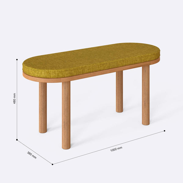 Shiv Bench – 39" x 15" (100 x 38 cm)