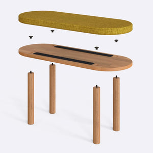 Shiv Bench – 39" x 15" (100 x 38 cm)