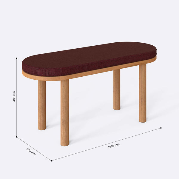 Shiv Bench – 39" x 15" (100 x 38 cm)