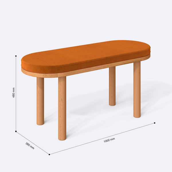 Shiv Bench – 39" x 15" (100 x 38 cm)