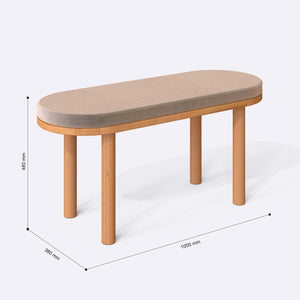 Shiv Bench – 39" x 15" (100 x 38 cm)
