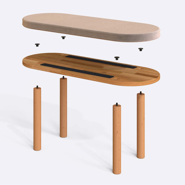 Shiv Bench – 39" x 15" (100 x 38 cm)