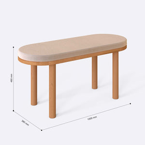 Shiv Bench – 39" x 15" (100 x 38 cm)