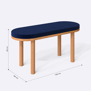 Shiv Bench – 39" x 15" (100 x 38 cm)