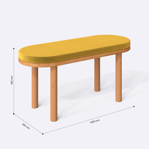 Shiv Bench – 39" x 15" (100 x 38 cm)