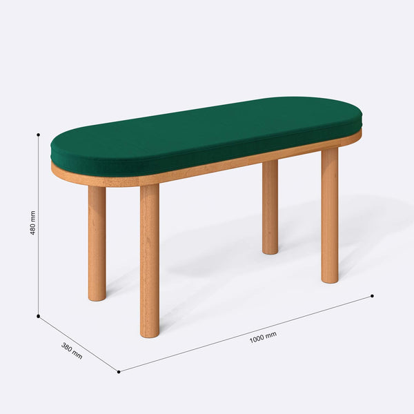 Shiv Bench – 39" x 15" (100 x 38 cm)