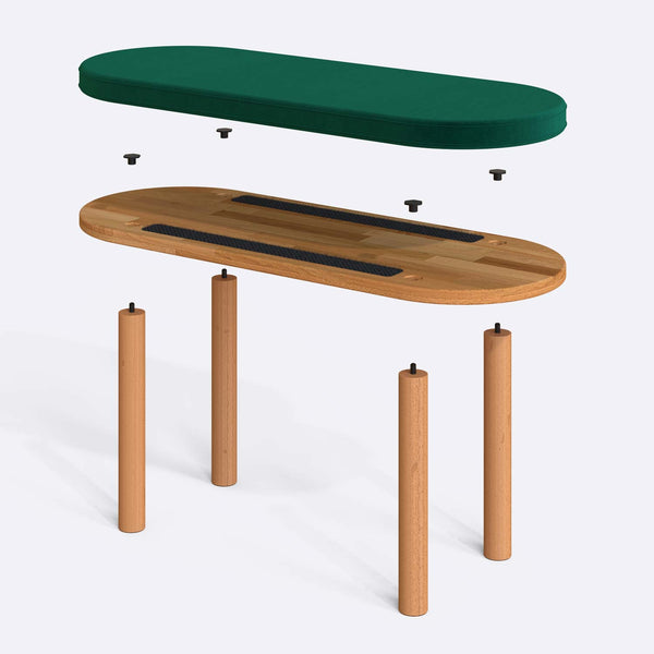 Shiv Bench – 39" x 15" (100 x 38 cm)