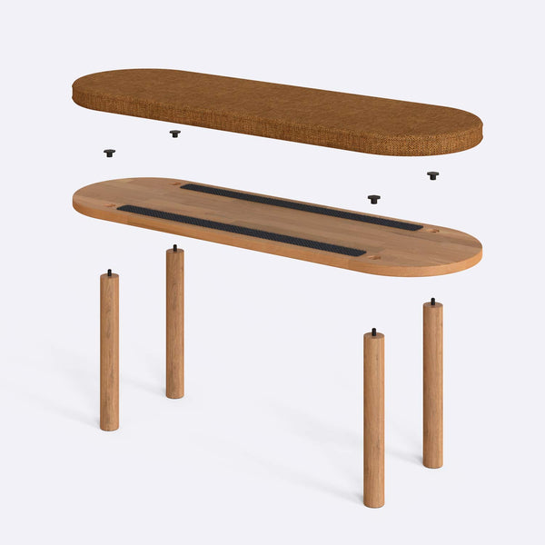 Shiv Bench – 47" x 15" (120 x 38 cm)