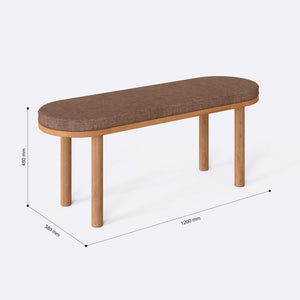 Shiv Bench – 47" x 15" (120 x 38 cm)
