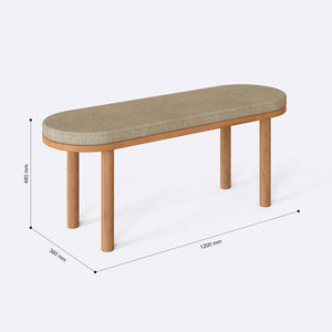 Shiv Bench – 47" x 15" (120 x 38 cm)