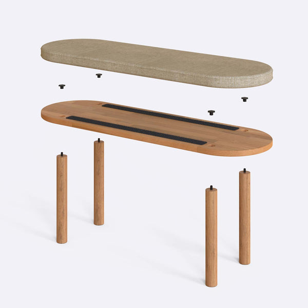 Shiv Bench – 47" x 15" (120 x 38 cm)