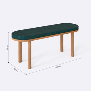 Shiv Bench – 47" x 15" (120 x 38 cm)