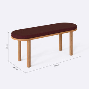 Shiv Bench – 47" x 15" (120 x 38 cm)