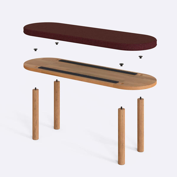 Shiv Bench – 47" x 15" (120 x 38 cm)