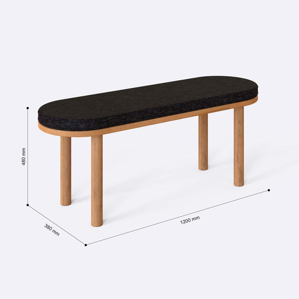 Shiv Bench – 47" x 15" (120 x 38 cm)